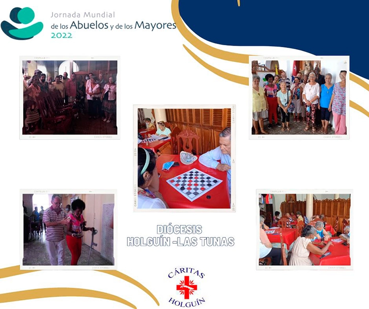 Programa de Personas Mayores de Cáritas Cuba celebra II Jornada Mundial de los Abuelos y Mayores 4 Caritas Cuba ii jornada mundial abuelos mayores iglesia catolica julio 2022 Holguin celebraciones
