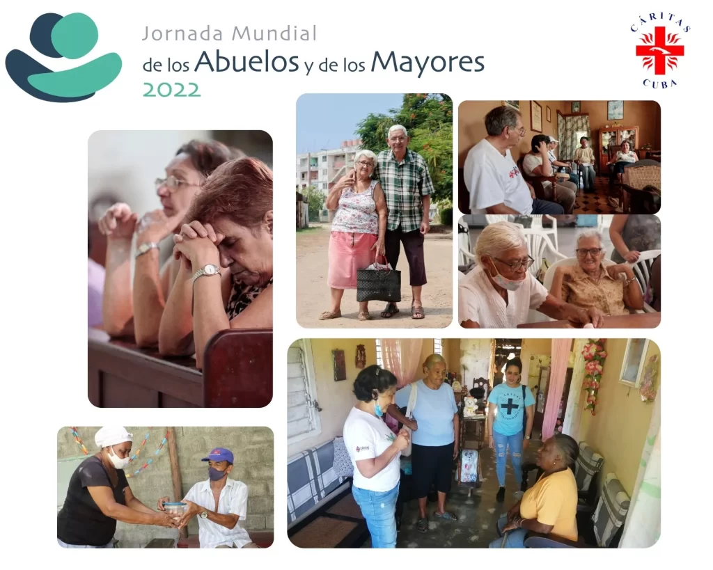 Programa de Personas Mayores de Cáritas Cuba celebra II Jornada Mundial de los Abuelos y Mayores 5 POSTER JORNADA ABUELOS CUBA