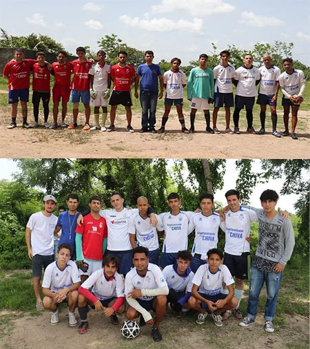 adolescentes juego futbol Cuba Camaguey Sibanicu Caritas formacion valores junio 2022 equipos