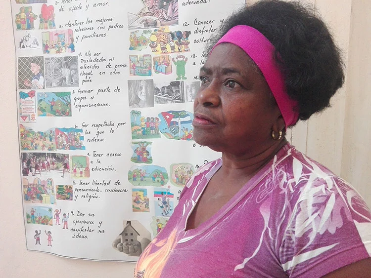 caritas cuba cienfuegos aprendiendo a crecer discapacidad taller cruces voluntaria maira