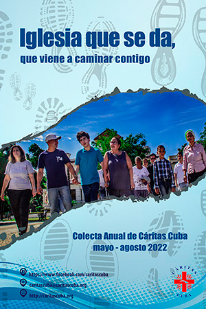 cartel colecta caritas cuba 2022 habana sinodo iglesia catolica