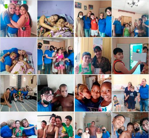 Celebra Cáritas en Cuba Día Mundial de Concienciación sobre el Autismo 3 colach caritas camaguey cuba visitas beneficiarios dia autismo 2021