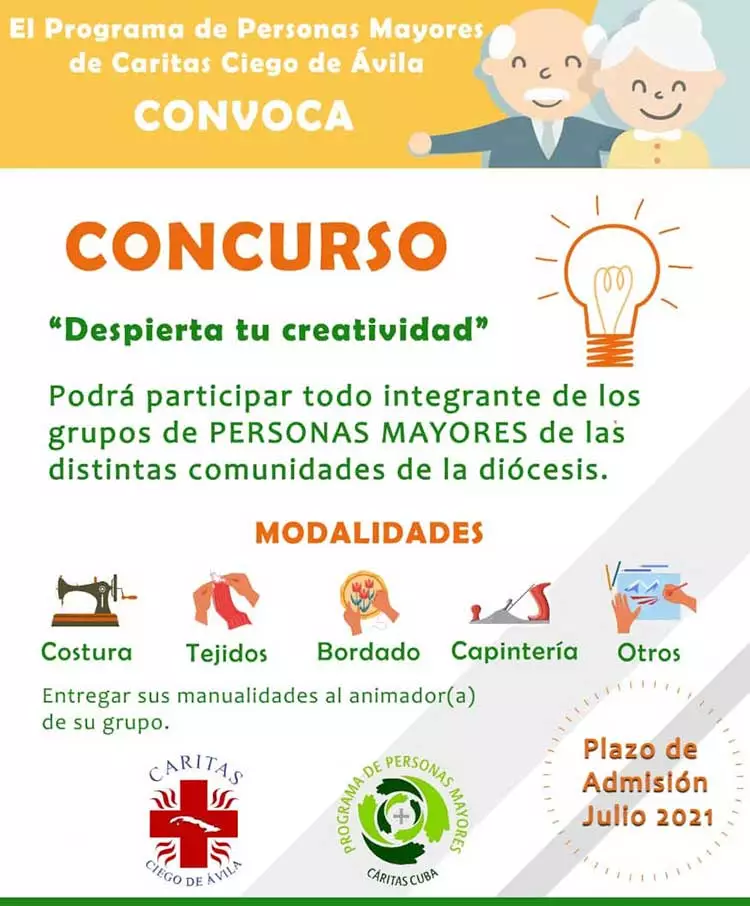 convocatoria concurso ppm caritas cuba ciego de avila personas mayores