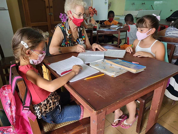 repasos escolares Matanzas San Jose Colon junio 2022 ninnos Caritas Cuba formacion valores
