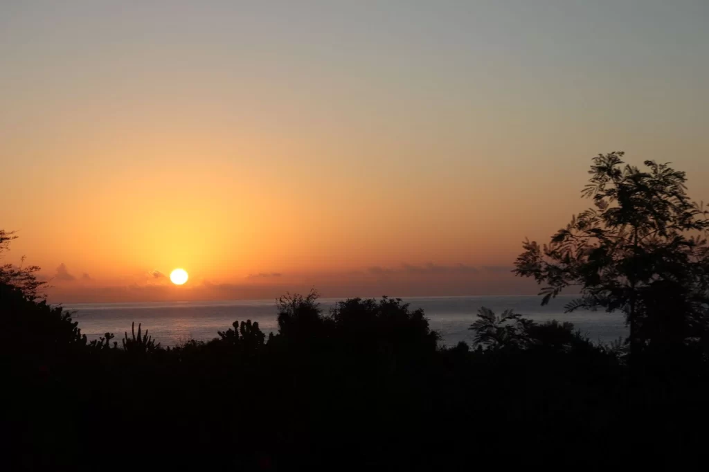 amanecer rumbo Baracoa