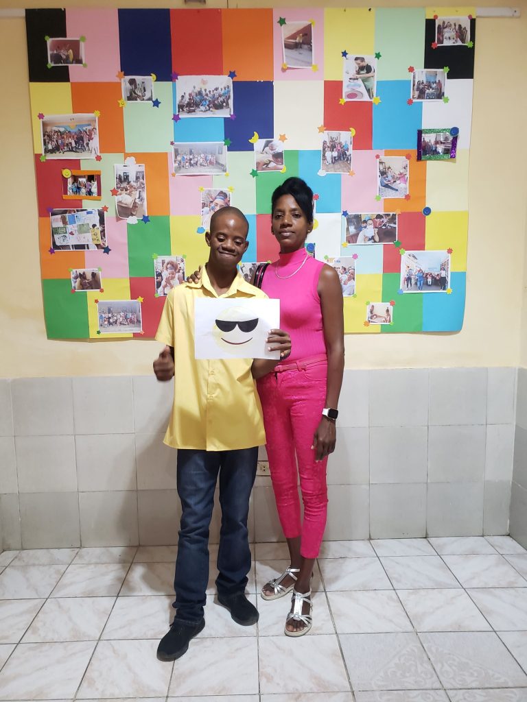 Ramon y madre en expo