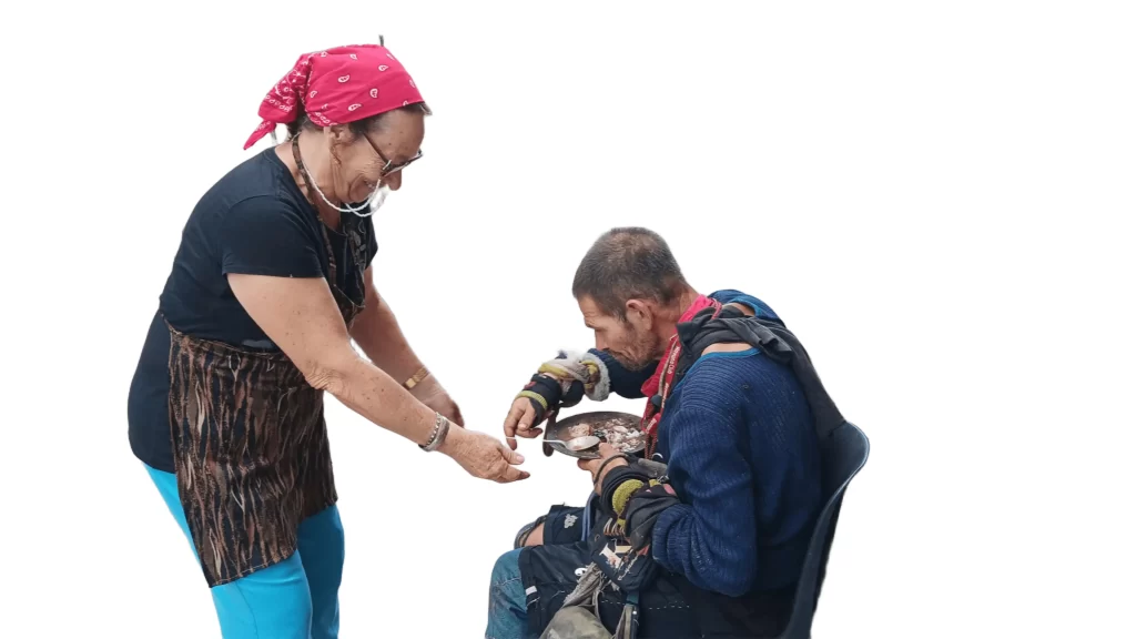 Adela voluntaria de comedor de PPM en Holguin