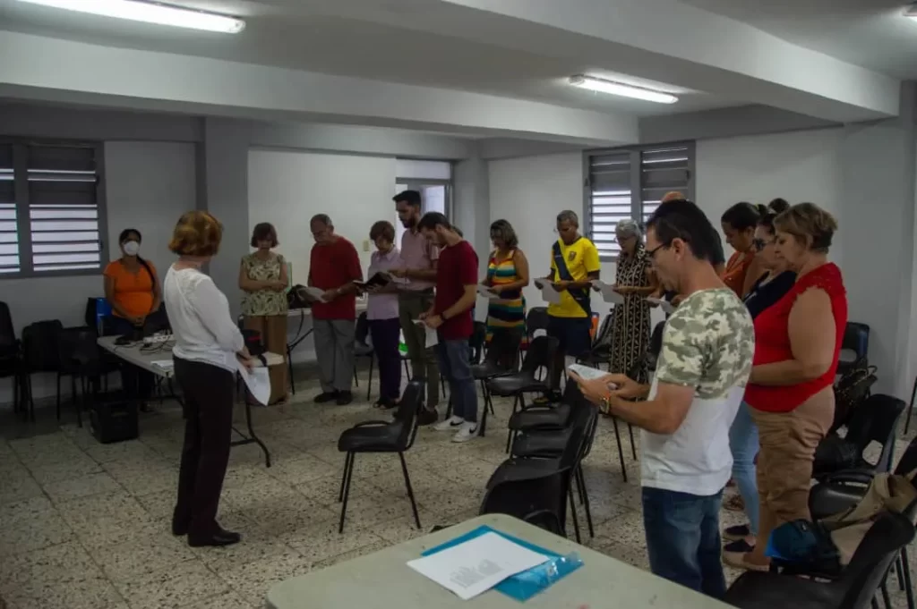 Caritas Santiago de Cuba analiza el Plan Estrategico de Caritas Cuba