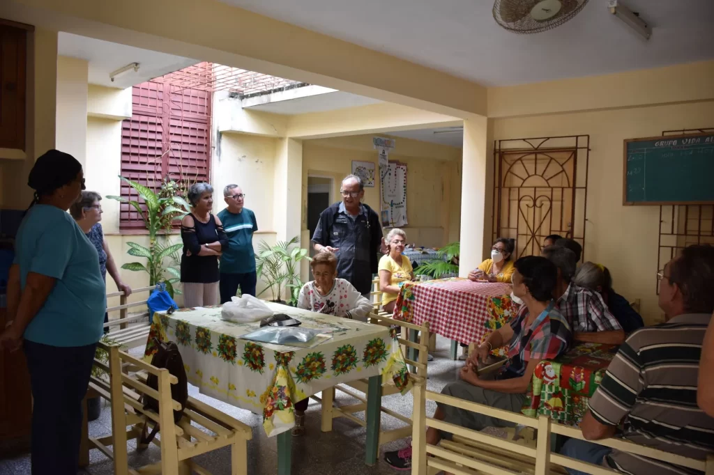 Servicio de comedor San José, en Cáritas Holguín-Las Tunas