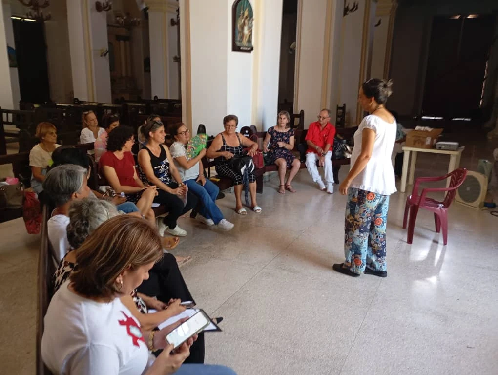 Acompañamiento del equipo de la Oficina Nacional de Cáritas Cuba por la diócesis de Holguín-Las Tunas 18 IMG 20250530 WA0104