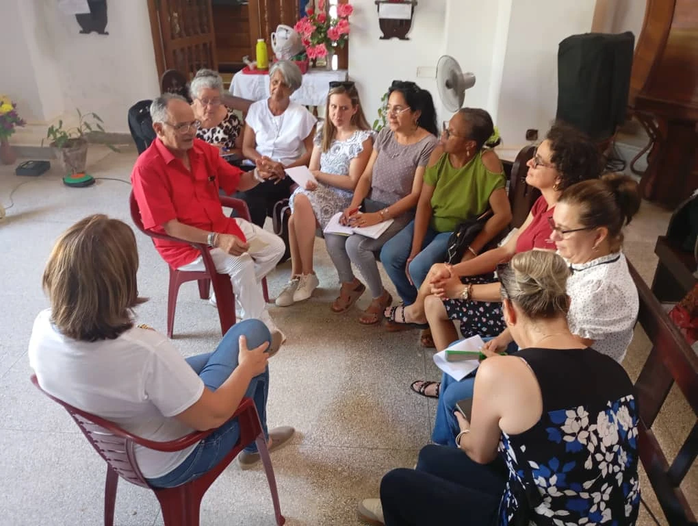 Acompañamiento del equipo de la Oficina Nacional de Cáritas Cuba por la diócesis de Holguín-Las Tunas 4 IMG 20250530 WA0106