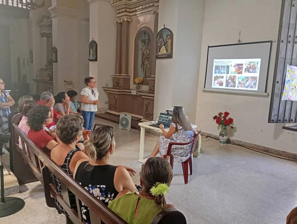 Acompañamiento del equipo de la Oficina Nacional de Cáritas Cuba por la diócesis de Holguín-Las Tunas 15 IMG 20250530 WA0110