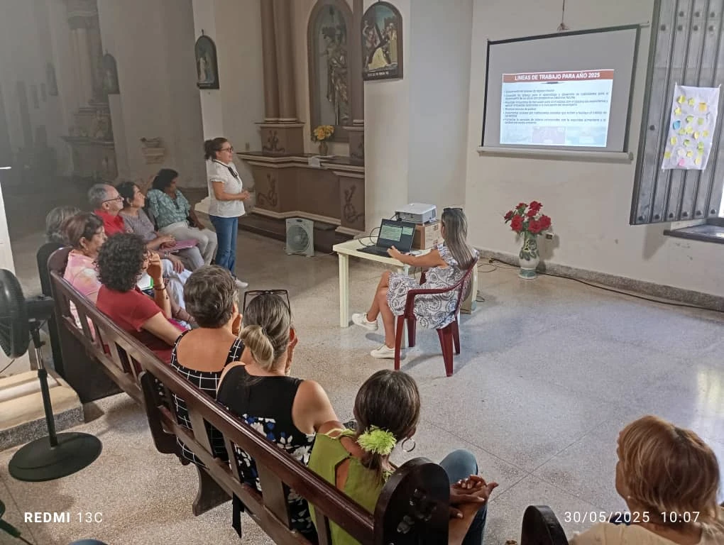Acompañamiento del equipo de la Oficina Nacional de Cáritas Cuba por la diócesis de Holguín-Las Tunas 16 IMG 20250530 WA0111