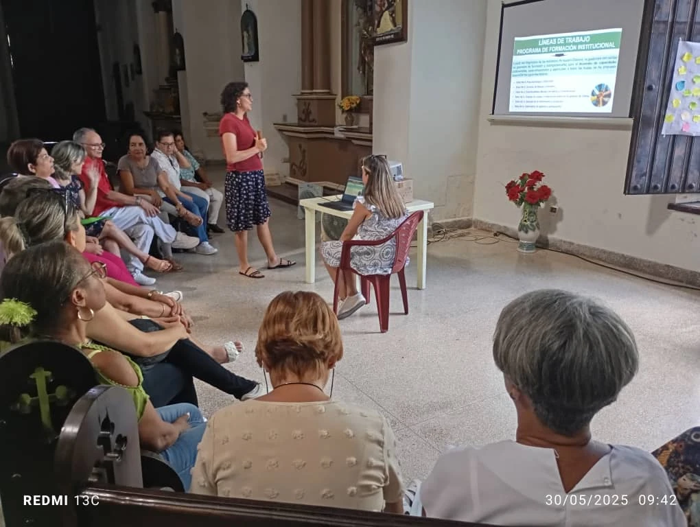 Acompañamiento del equipo de la Oficina Nacional de Cáritas Cuba por la diócesis de Holguín-Las Tunas 13 IMG 20250530 WA0112