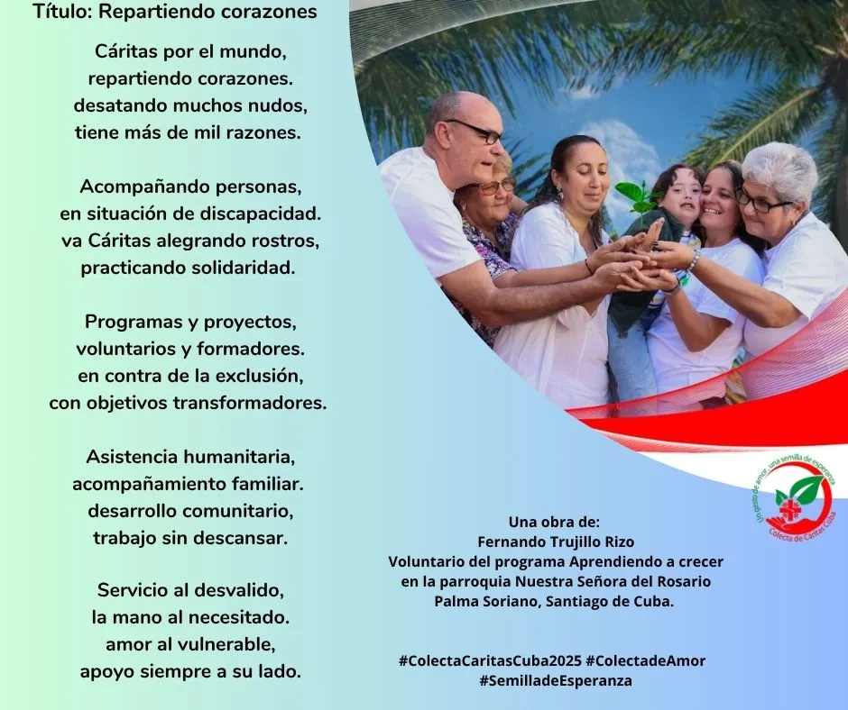 Obra en concurso de Colecta Anual de Cáritas Cuba