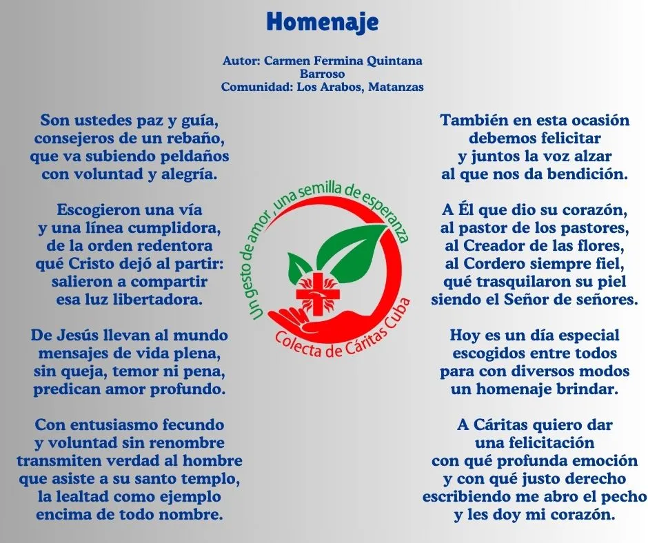 Obra en Concurso por Colecta de Cáritas Cuba 2025