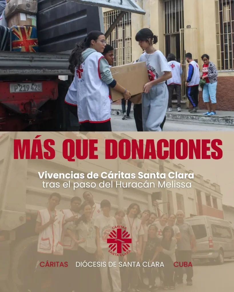 Caritas Santa Clara tras el paso del Huracan Melissa 1