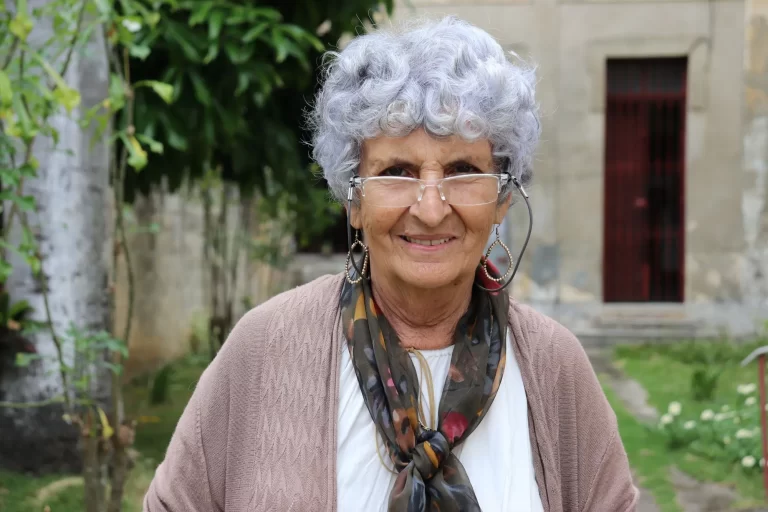 María Amparo Díaz Fernández, responsable de Cáritas Cienfuegos en la Parroquia La Santa Cruz, del municipio de Cruces.
