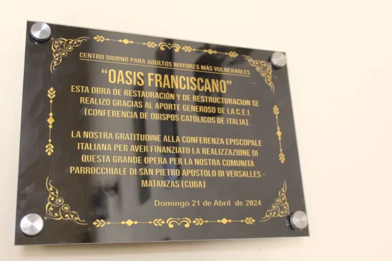 Oasis Franciscano: esperanza para los adultos mayores en Matanzas