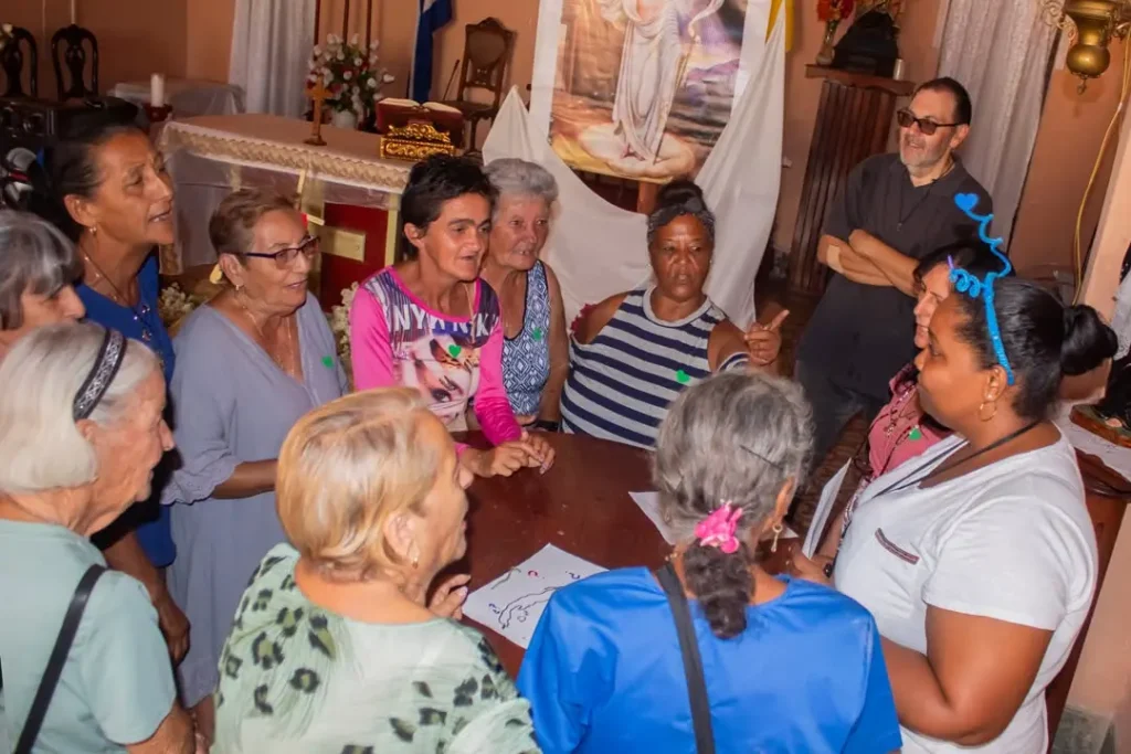 Pascua en la comunidad de Manicaragua. 13