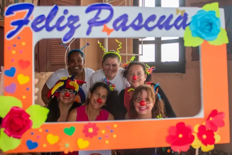 Compartiendo la alegría de la pascua en la comunidad de Manicaragua