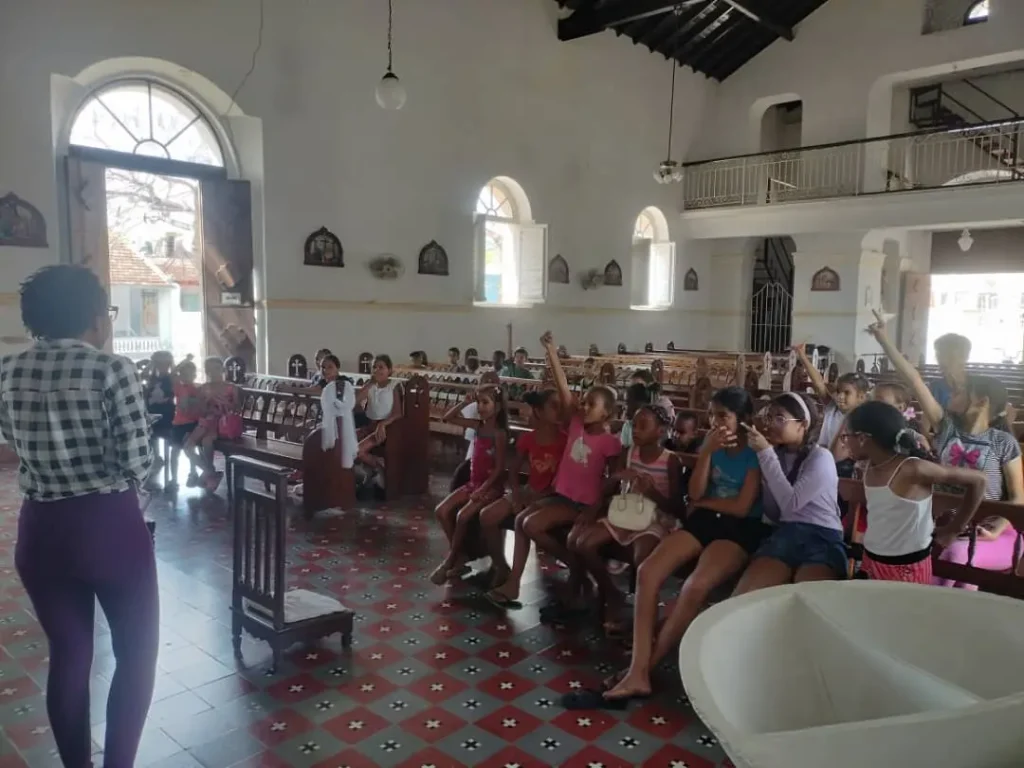 Un receso escolar lleno de fe, creatividad y alegría en los talleres de Cáritas Matanzas 9 Un receso escolar lleno de fe creatividad y alegria en los talleres de Caritas Matanzas 8