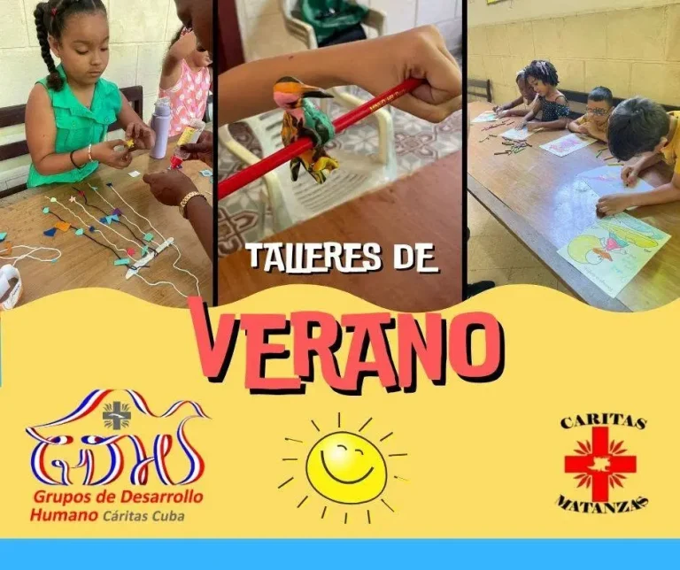 Taller de verano en Cáritas Matanzas