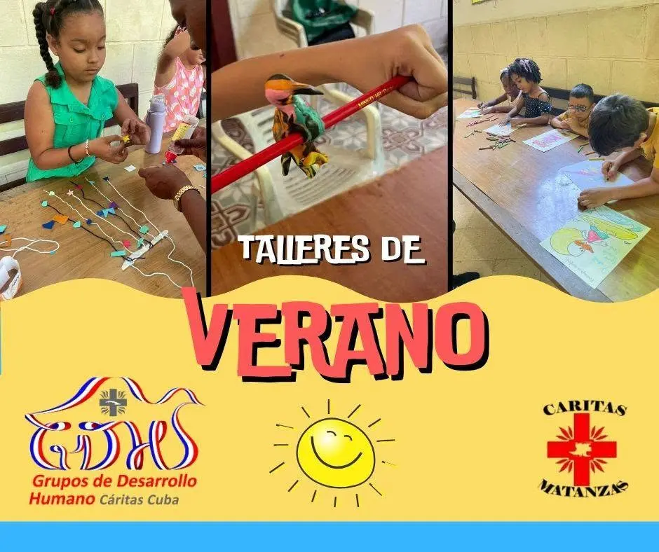 Taller de verano en Cáritas Matanzas