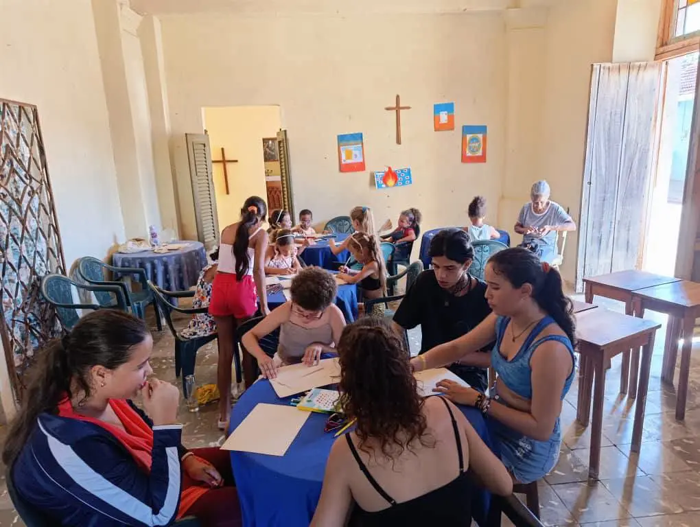 GDH de Cáritas Matanzas siembran valores mientras el curso descansa 2 GDH de Caritas Matanzas 2