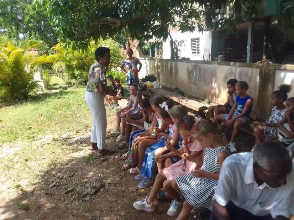 GDH de Cáritas Matanzas siembran valores mientras el curso descansa 9 GDH de Caritas Matanzas 9